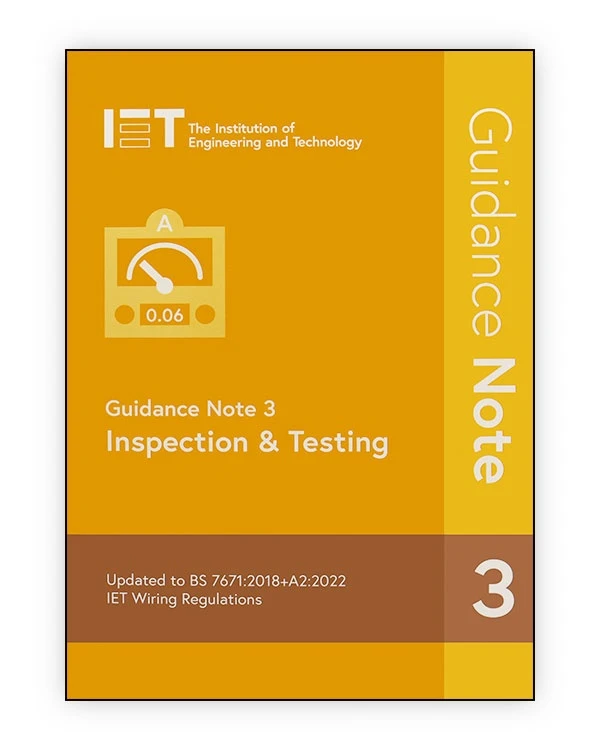 BS 7671 Guidance Note 3 Inspection & Testing